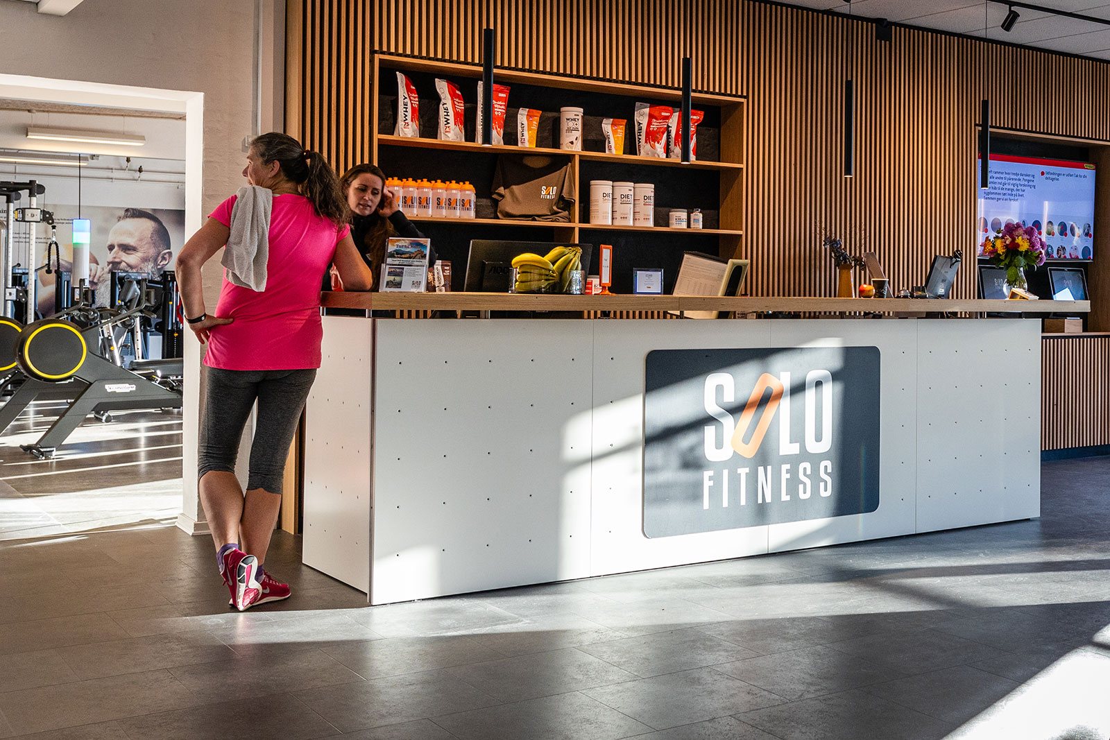 Caféen i Solo Fitness