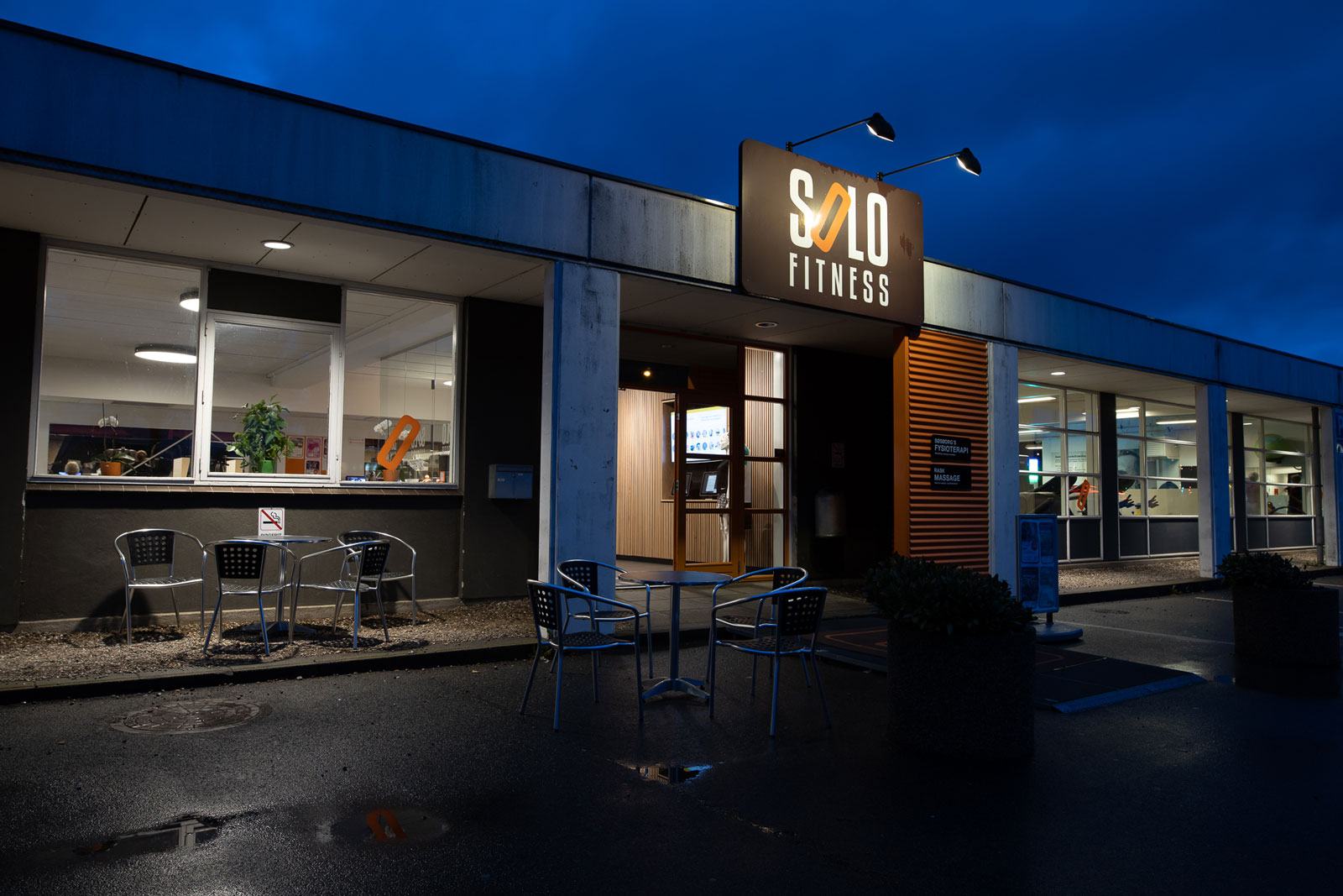 Caféen i Solo Fitness